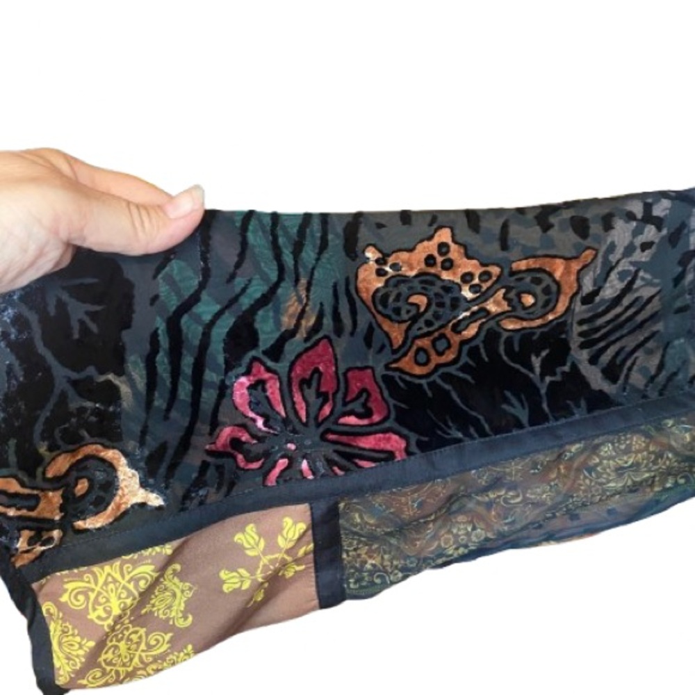 Soft Surroundings Boho Patchwork Tunic Dress With… - image 8